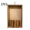 Decorative Wall Concealment Panel Rustic Wood Hanging Planter, Artificial Flower Greenery Storage Frame Mounted Vase for Living Room Entryway,