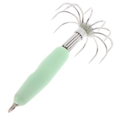 1Pc Luminous Fishing Lures Baits Squid Jigs Hook Light Green Fishing Lure Hook