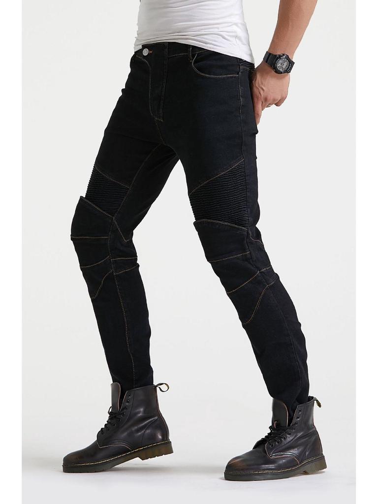 Cross-border Motorcycle Racing Straight Leg Anti-fall Riding Jeans