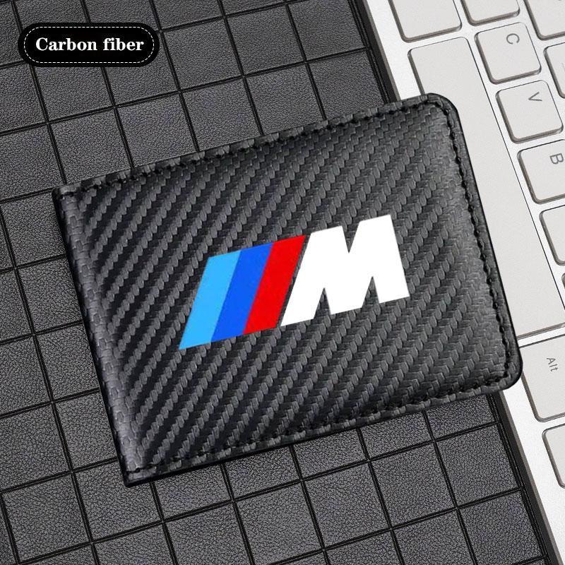 RPGN6 Car Driver's License Driving Document ID Credit Bag Sticker For BMW M Power X1 E84 X3 F25 X5 E53 X6 E71 Ix3 I3 320i 330d M4 1 3
