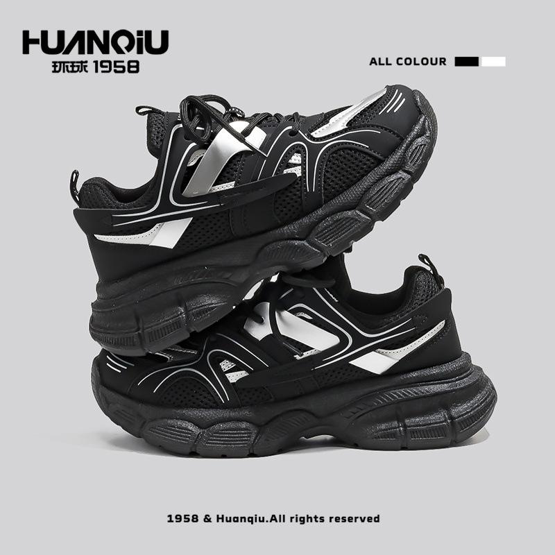 Global platform mesh dad shoes 22 summer new casual student soft cute muffin casual board shoes 35