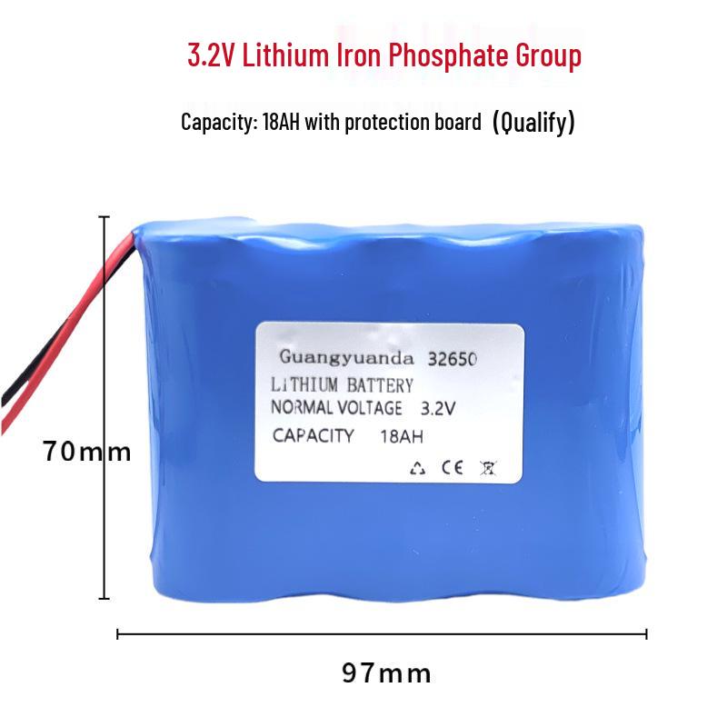 LiFePO4 Solar Light Battery Pack 3.2V 32650 32700 High Capacity Outdoor Battery