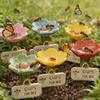 Bee Cups Water For Bees Garden, Flower-Shaped Bee Watering Station, Beewatering Stations For Garden With Flower Design