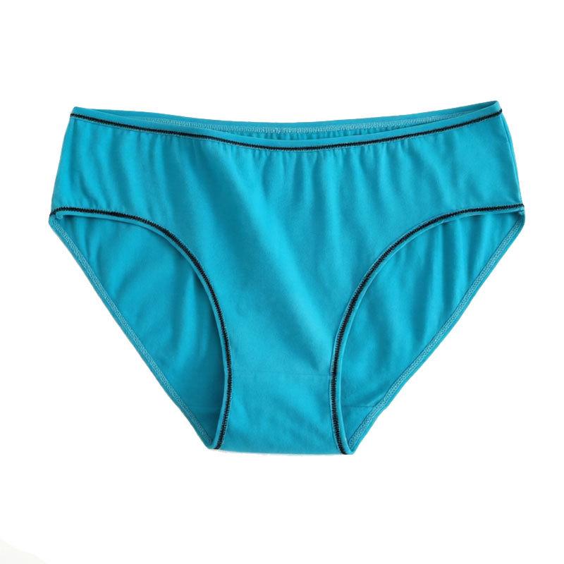Female Spring and Summer Pure Cotton English Letter Print Low Waist Briefs