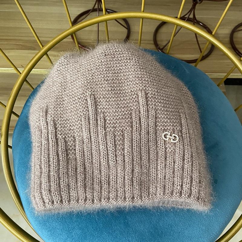 Chapéus de inverno para mulheres quentes gorros grossos meninas ao ar livre chapéus de malha crânios elásticos novo listrado diamante feminino chapéus casuais