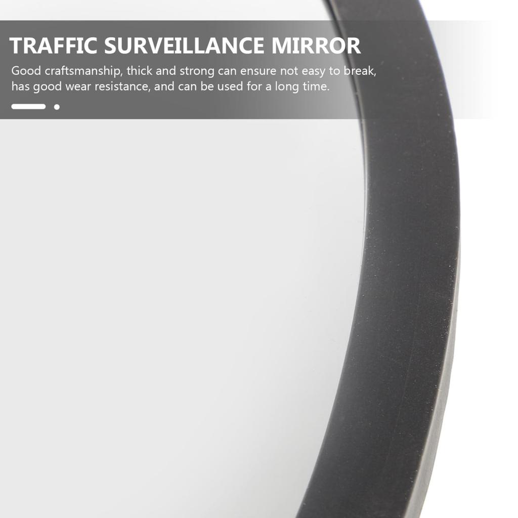 POPETPOP Security Road Mirror, Outdoor Roadway Mirror, Wide Angle Safety Traffic Mirror, 30cm