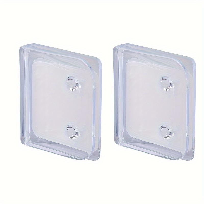 Durable Shower Curtain Clips, Side Curtain Fixers Without Drilling Holes, Windproof and Stable Anti-light Leakage Clips