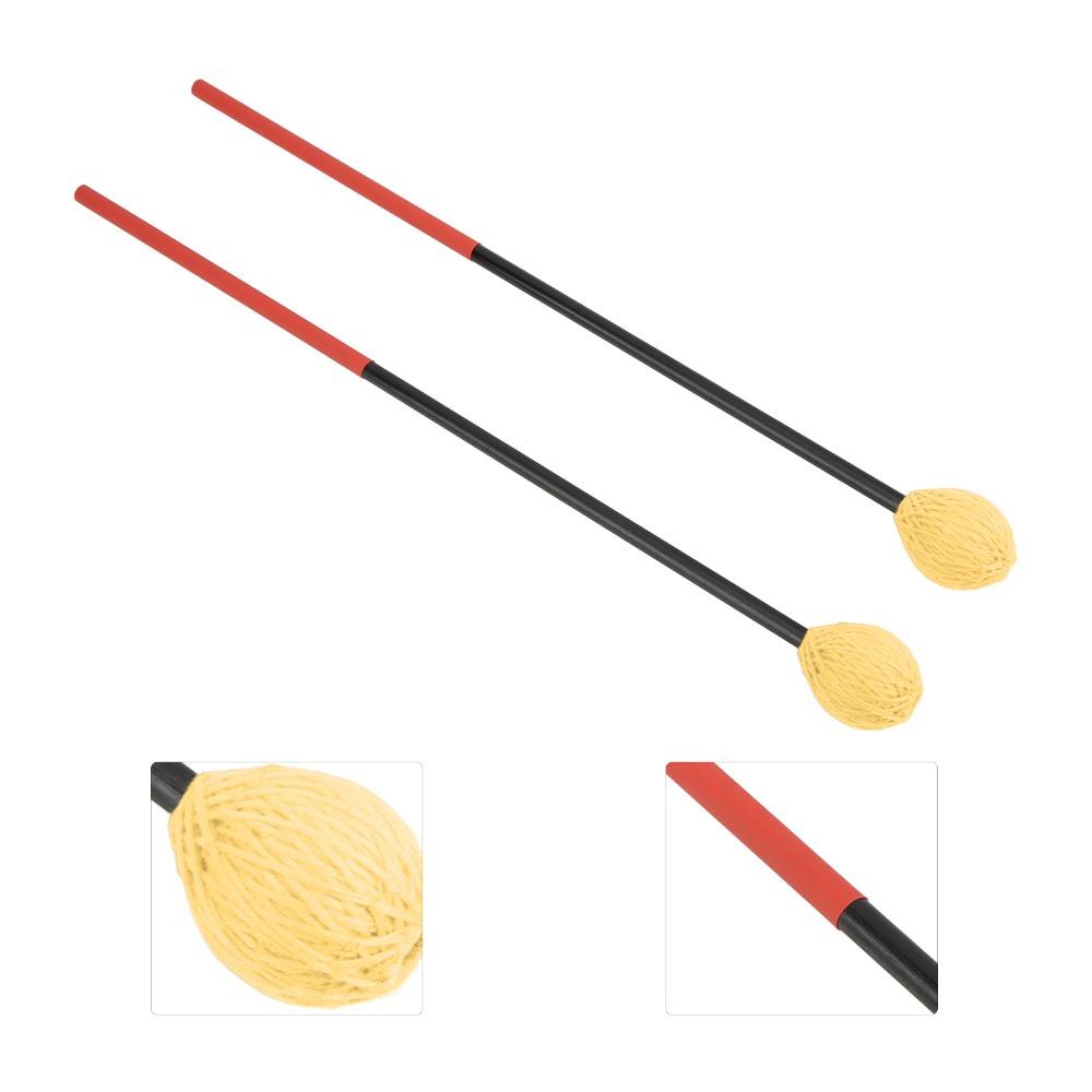 Carbon Fiber+Cotton Thread Percussion Mallets Bass Percussion Mallets Drum Practice Performance