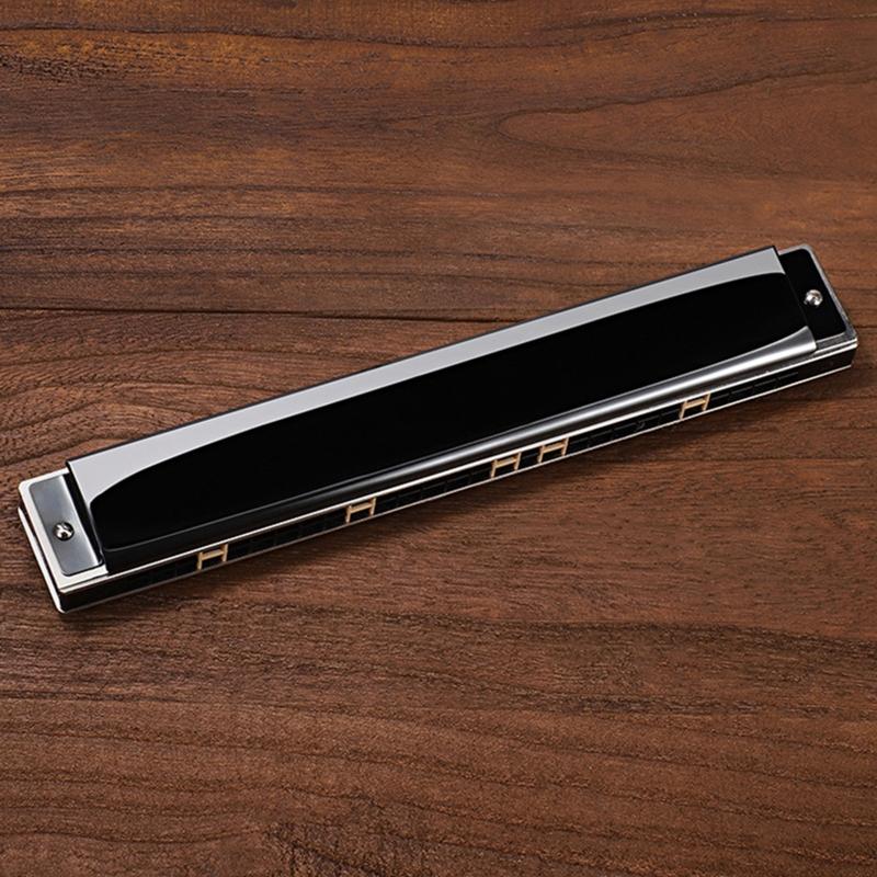 Harmonica Professional C for Key 24 Holes Polyphony Organ Diatonic Mouth with fo