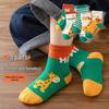 Spring-less Mid-Calf Kids' Socks for Boys & Girls (6-12 Years) - Baby Cotton Socks for Spring & Autumn