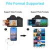 DOOLIKE Dual Connectors USB Type-C Converter 2 in 1 Multi-in-1 SD TF Card Aluminium Smart OTG Mobile Phone Memory Card Reader