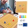 Wooden Montessori Multiplication Board Game Montessori Math Learning Toy Kids Educational Toy for Children