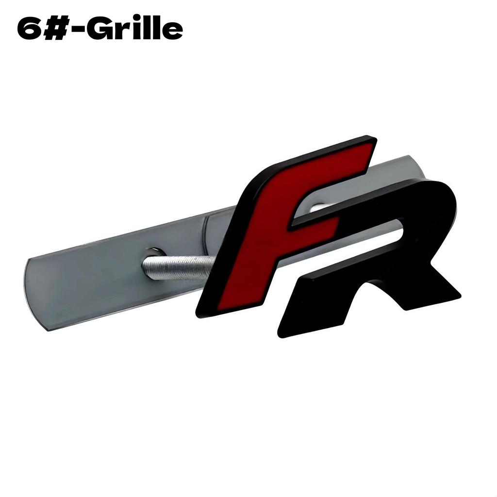 3D Metal Logo Car Front Grill Emblem Grille Badge Sticker For Leon Altea Mk3 5f 1p Ibiza 6l 6j Ateca Arona
