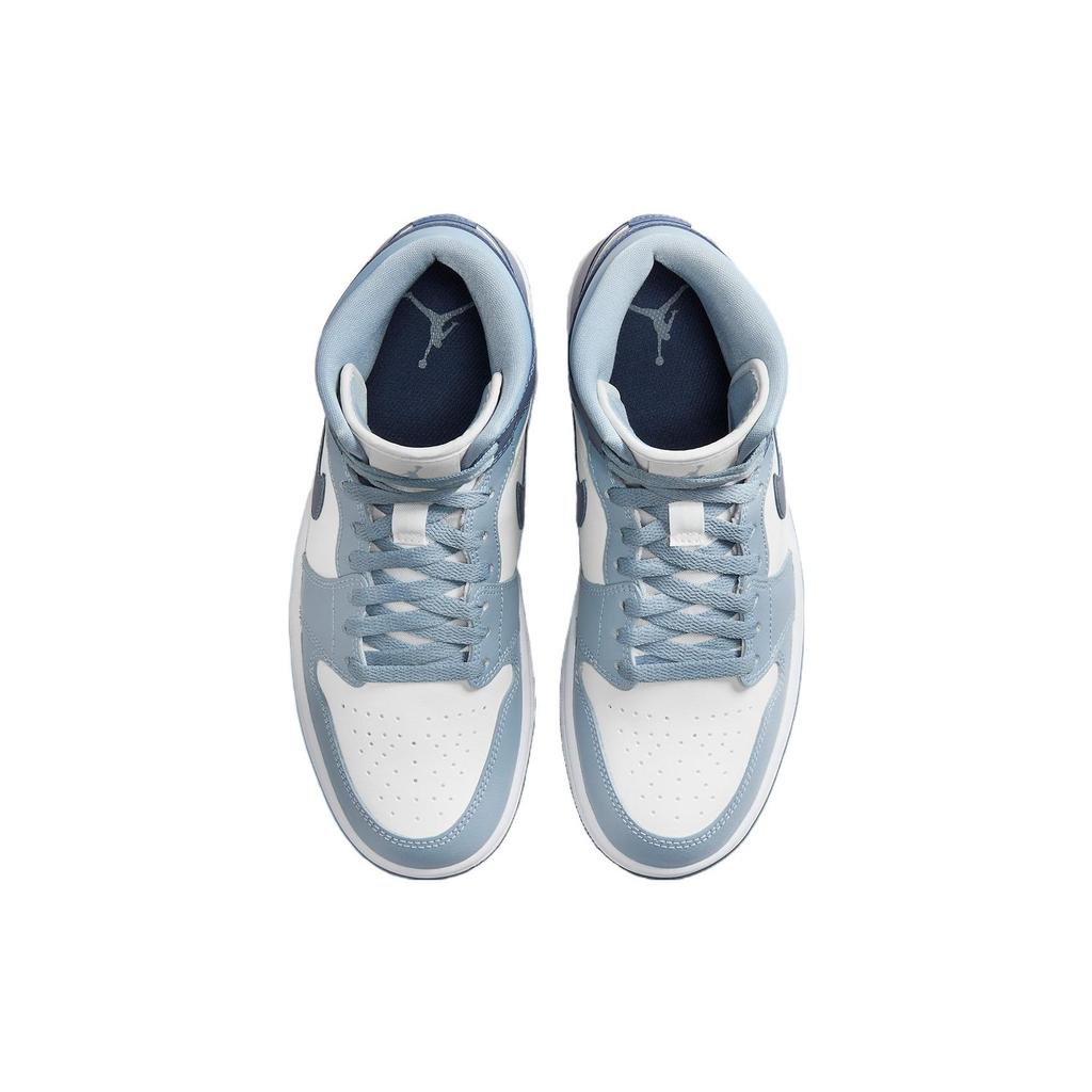 Air Jordan 1 Mid Diffused Blue Donna Sneakers Sail Blue-Grigio BQ6472-140