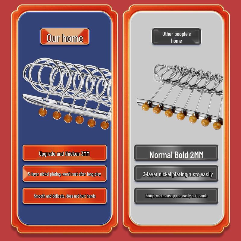 24-Piece Interlocking Rings and Luban Kongming Lock Set - Children's Educational Disentanglement Toys