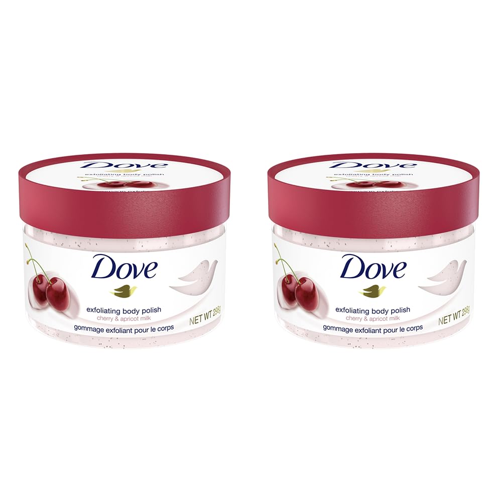 

Dove Creamy Scrub Cherry Apricot Milk 298g Set of 2 &