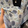 Women S Floral Print Square Scarf Fashion Head Wrap For Southeast Asia