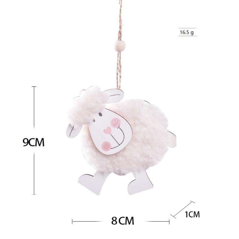 New Styles, Easter Gifts, Decorative Items, Lamb Shapes, Wooden Pendants, Creative Wool Felt, Cute Lamb Pendants