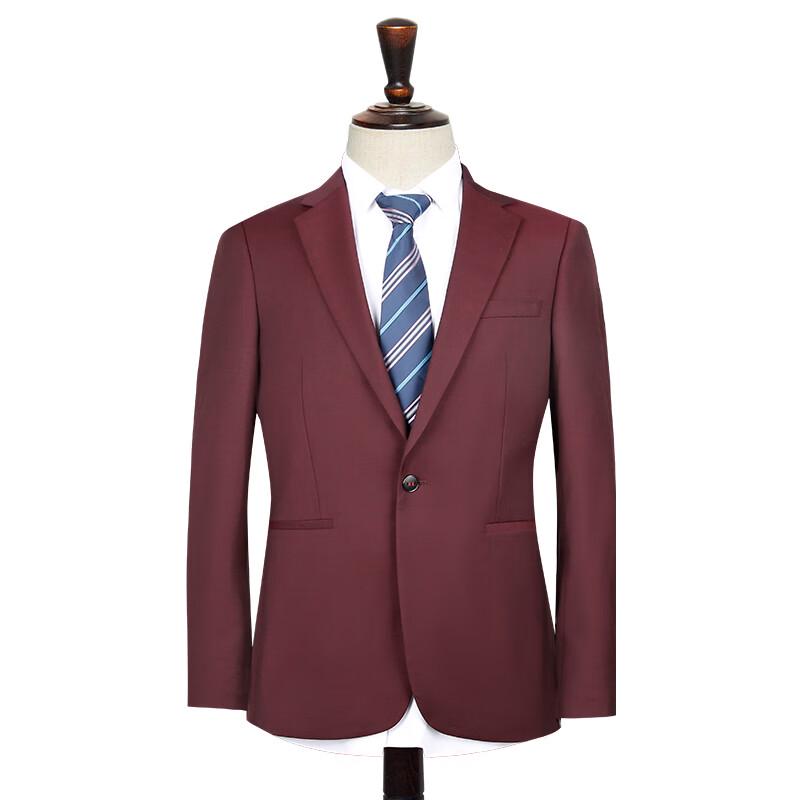 Men's Wool Blend Business Suit Jacket