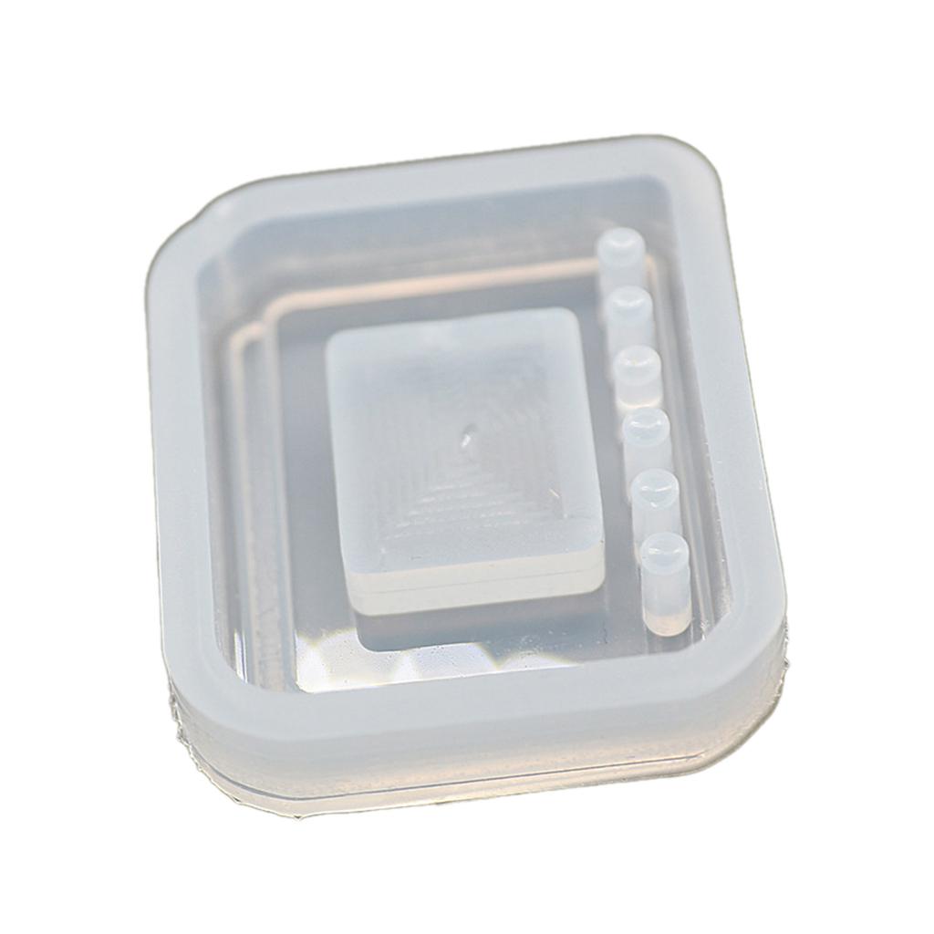 Resin Shaker Molds Quicksand Notebook Silicone Molds for DIY Pendant Crafts Jewelry Keychains Shaker Epoxy Mold Art