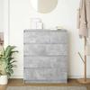 VidaXL Buffet Concrete Grey 80x35x99 Cm Engineered Wood, Storage Cabinet, Entryway Furniture, Accent Furniture, Furniture of 3328483