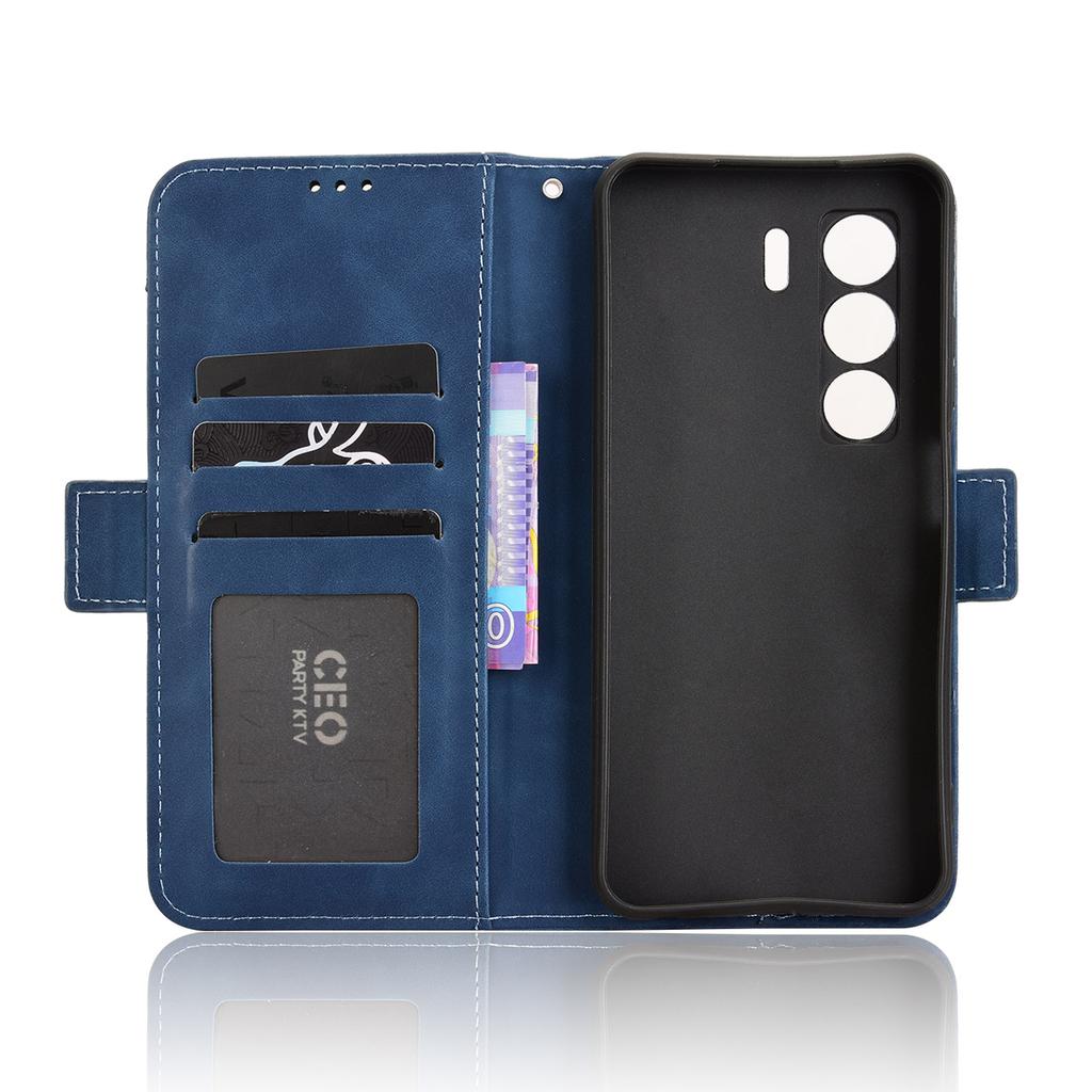 For Itel Power 70 4G Leather Case Phone Wallet Cover with Multiple Card Slots