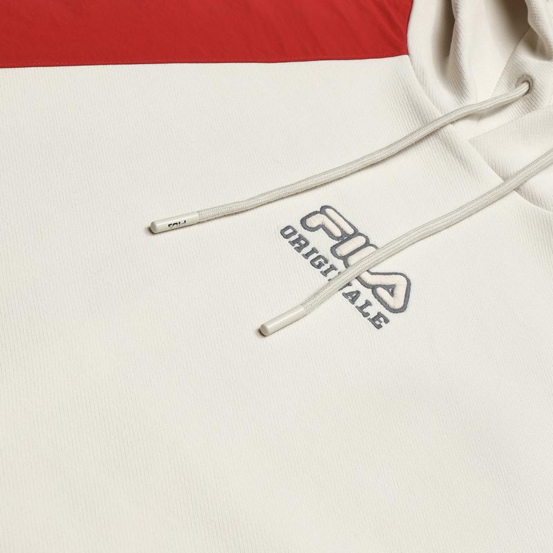 Fila Originální Módní Retro Klasický Design Pohodlná Ležérní Mikina Pánská mikina Mandlová Khaki F11M619207FBG