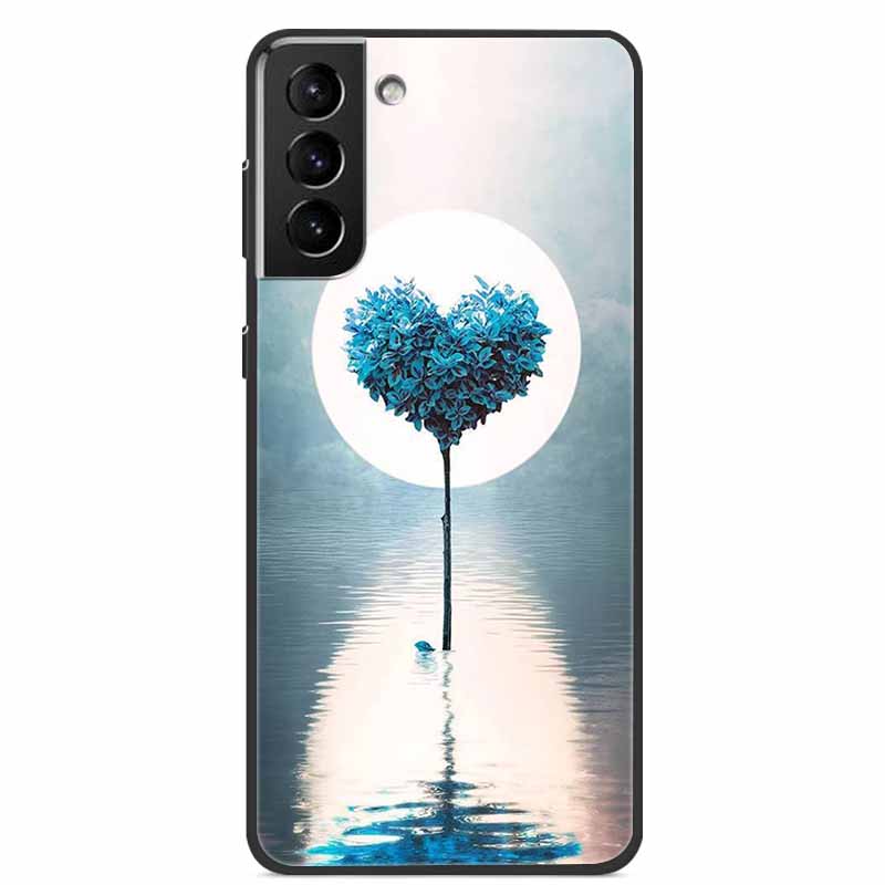 For Samsung S22 Case Wolf Lion Cat Black Silicone Soft Back Cover Case For Samsung Galaxy S21 FE S22 Ultra Phone Case S 22 Funda