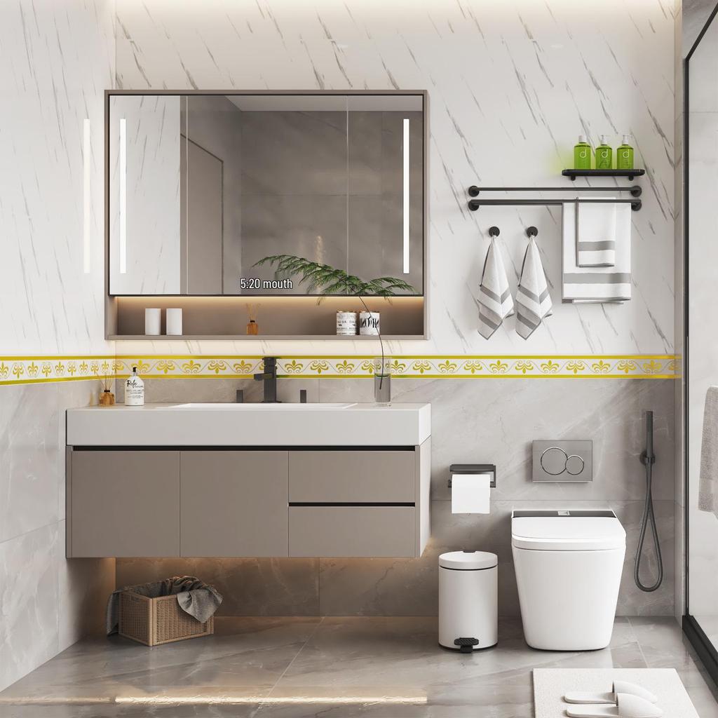 10cm X 5m Self-Adhesive Wall Sticker Roll: Tile Skirting Board & Corner Decoration