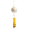 Floral Wind Chime Japanese Wind Chimes Decors For Home Decors Garden Art Enthusiasts Quality Rust Resistant Glass