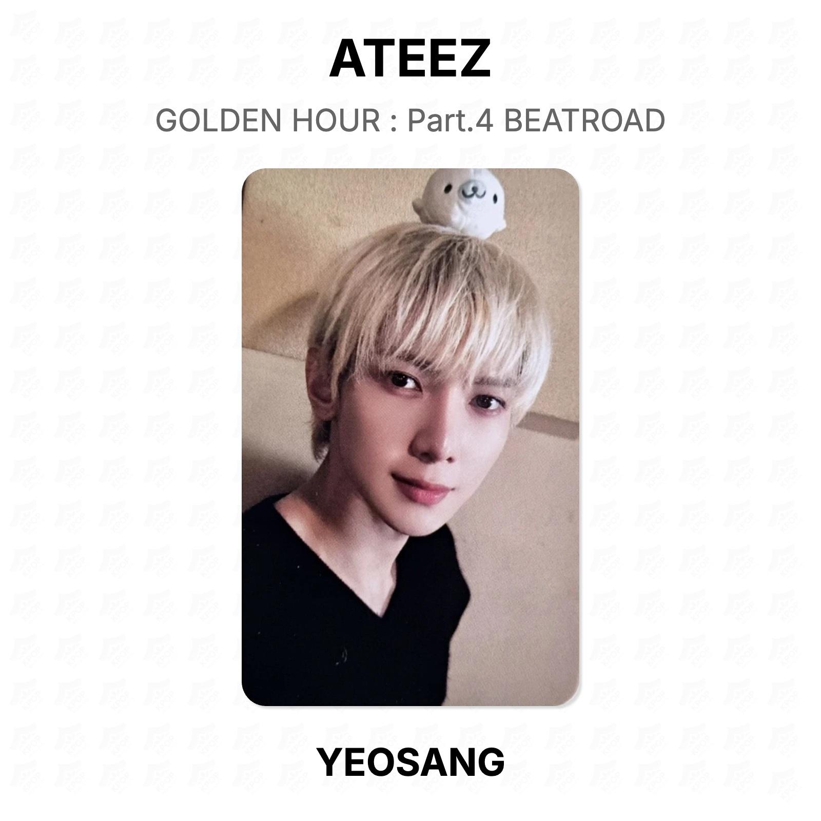 ATEEZ GOLDEN HOUR : Part.4 BEATROAD Official Photocard YEOSANG