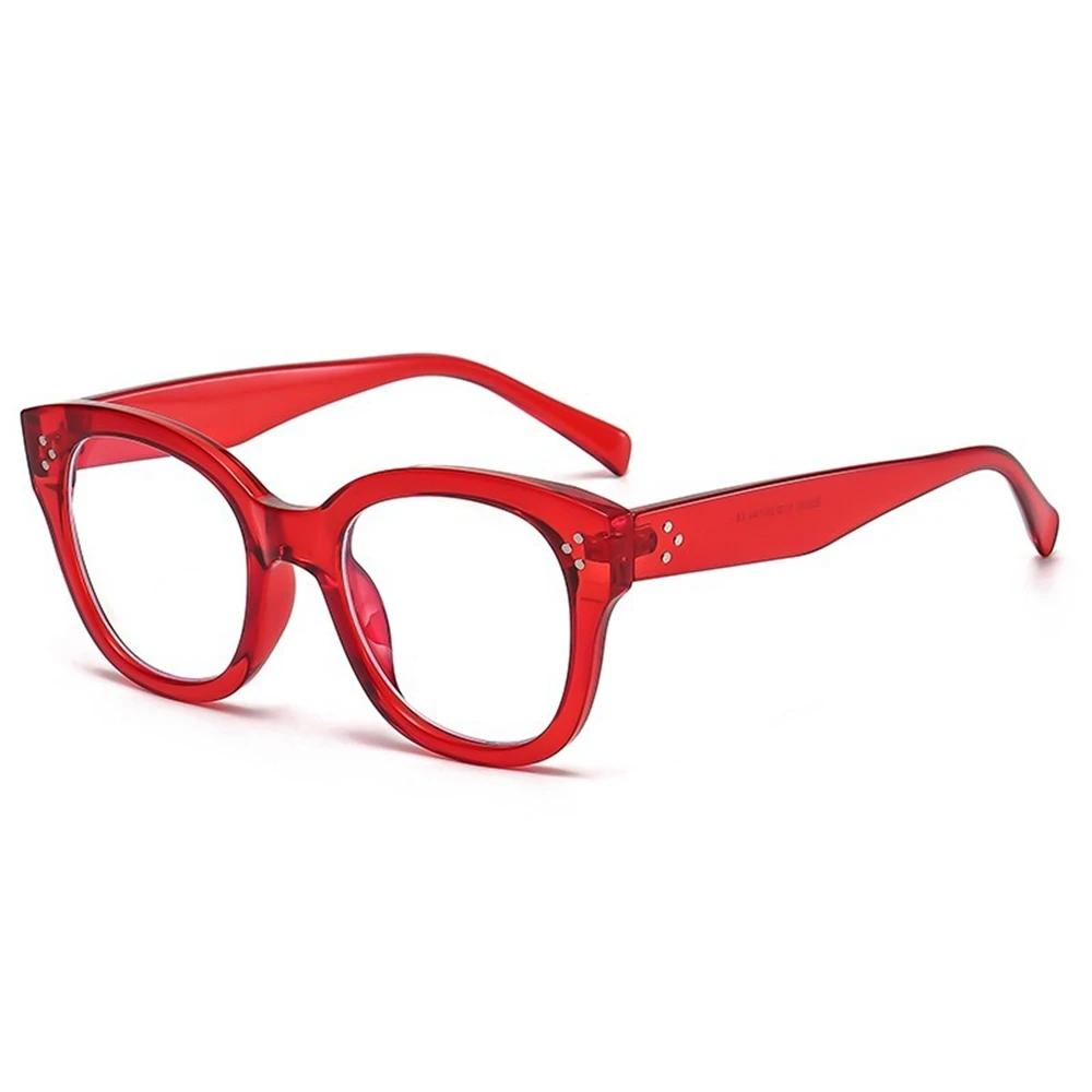 large square frame anti-blue glasses full frame retro simple fashion glasses for women and men