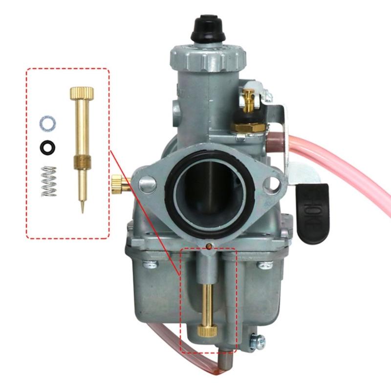 2ks kovový šroub pro nastavení vzduchu karburátoru pro motocykly CV40 CVK34 CVK36 CVK40