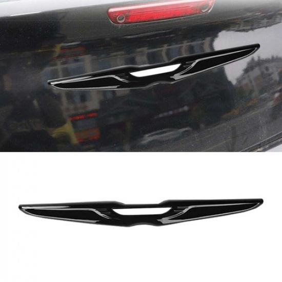 Glossy Black Rear Car Logo Badge Cover Trim For Chrysler 300 2011+ Accessories