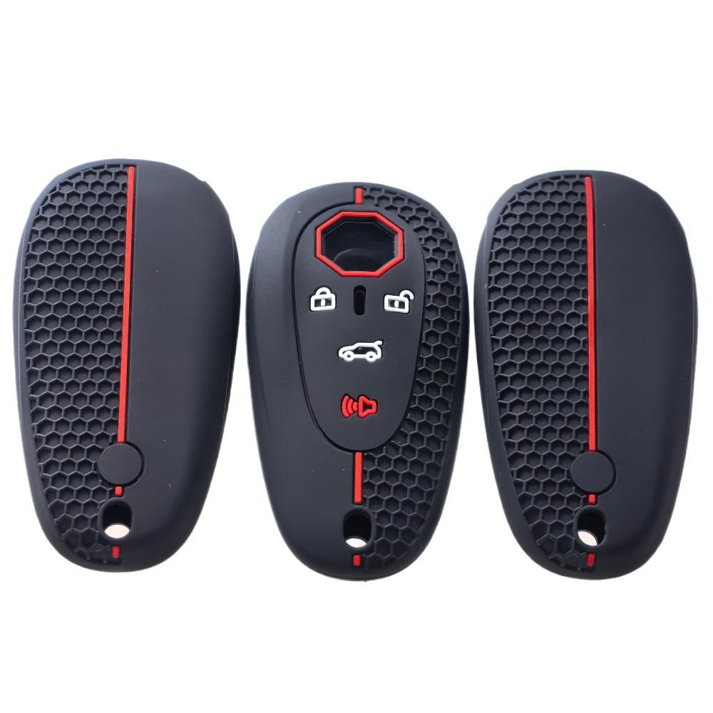 Per Borsa Chiavi Auto MG Set Chiavi Auto Cyberster Tutto Compreso Sensazione di Lusso Nuova Gomma Siliconica Custodia Cover per Telecomando Chiave Auto