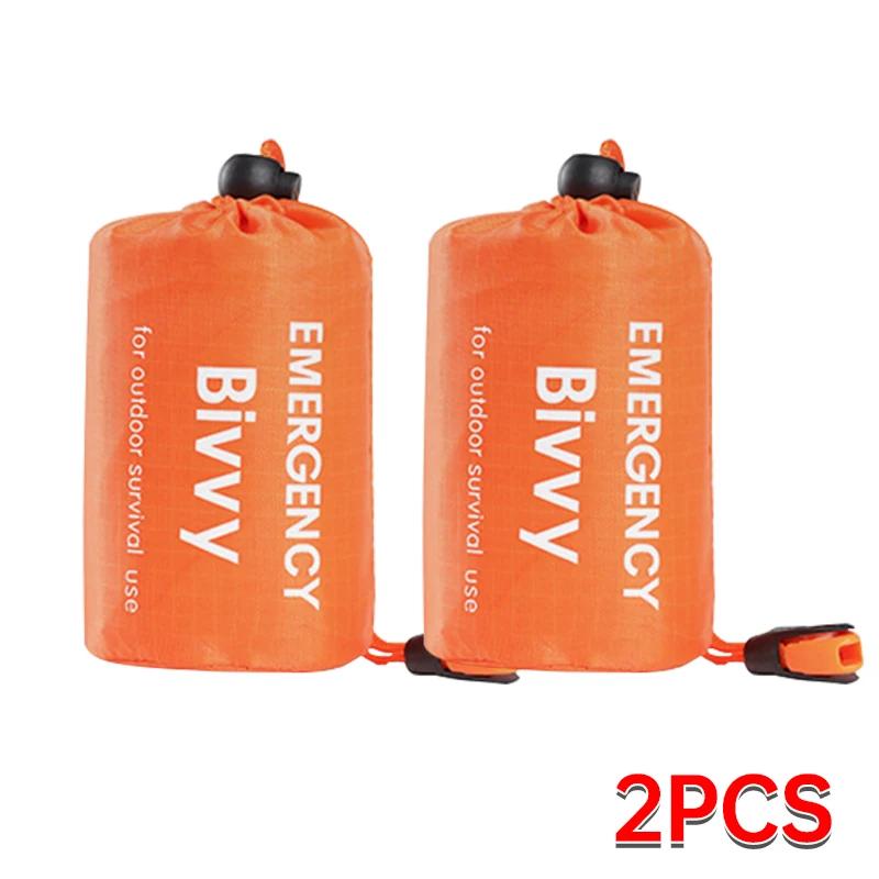 Outdoor Emergency Sleeping Bag Portable Emergency Blanket Thermal Insulation Bag Waterproof and Lightweight Survival Equipment