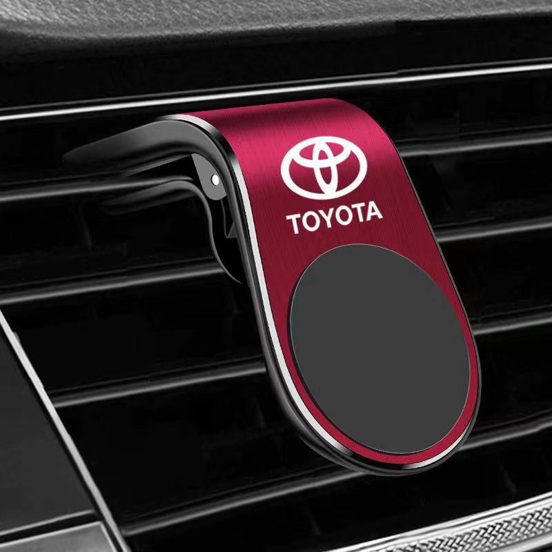 car sticker for Toyota Corolla Metal Magnetic Car Phone Holder CHR Rav4 avensis Auris Camry Yaris accessories Car Stying