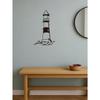 Modern Metal Lighthouse Wall Art Sculpture Waterproof Rustproof Decor for Living Room Bedroom Bathroom Outdoor Christmas Gift