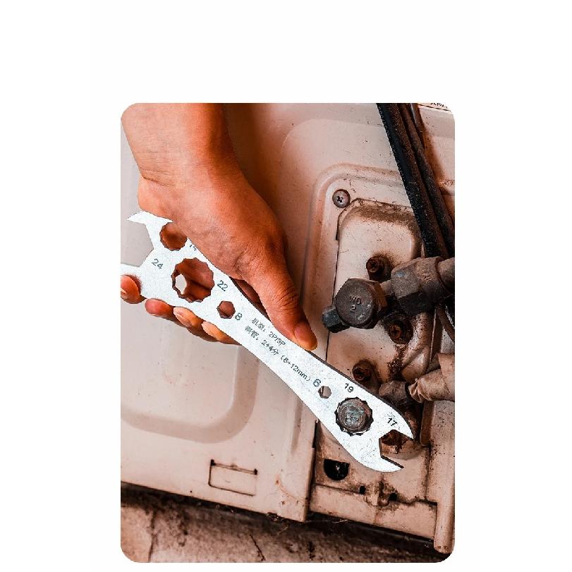 Multi functional Air Conditioner Wrench Open End Set Ultra-thin Flat wrench Tool Multi-Function Double-End Fixed