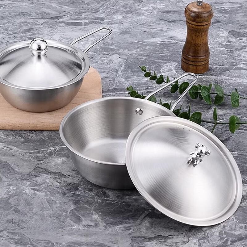 304 Stainless Steel Single-Handle Serving Bowl