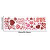 Valentine's Day Window Sticker Pvc Self-adhesive Holiday Party Wedding Cake Love Roses Cat Balloon Home Decor Wall Decals