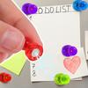 100x Magnetic Push Pins Strong Colorful Fridge Magnets Whiteboard Map Tacks Office Home Decor Stickers Bulletin Board Supplies
