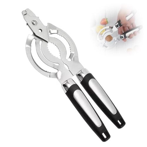 

Консервный нож PAVIKE 3-в-1 из нержавеющей стали, регулируемый ручной консервный нож с конструкцией, облегчающей работу, для взрослых и детей, для использования на кухне и в ресторане, подходит