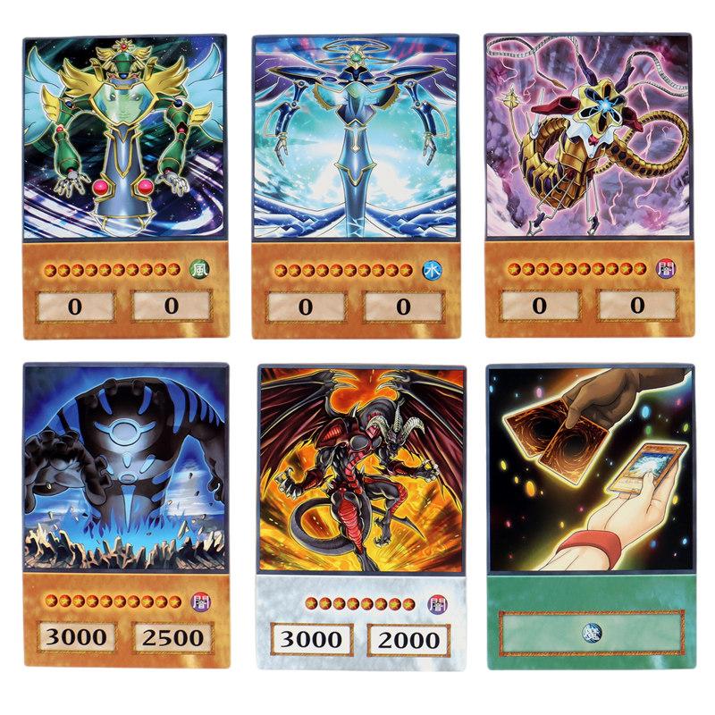 100Pcs Anime Style Yu-Gi-Oh Cards Blue Eyes Dark Magician Exodia Obelisk Slifer Ra Yugioh DS5 Classic Proxy DO-IT-YOURSELF Card Children Present