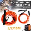 3/7/10m Welding Cable 300A Welding Wire Electrode Holder  for Welding Tools Electrode Holder