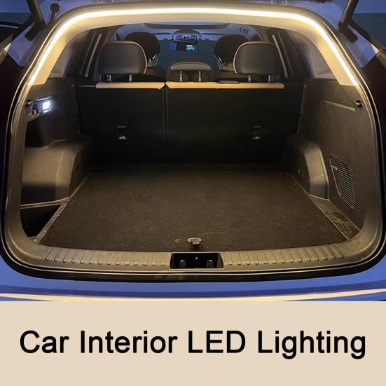 Dynamic Flowing Car Trunk Light Strip Universal Fit Easy To Install Interior Illumination Automatic Sensor Tail Box LED Light Strip