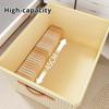 Clothes Quilt Storage Box Thick Hardboard Folding with Lid Large Capacity for Pants Closet Household Dorm Organizer