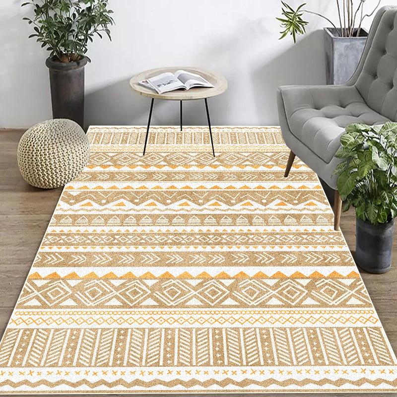 Retro Bohémský Koberec do Obývacího Pokoje Maroko Abstraktní Velký Plošný Koberec Domácí Dekorace Pastorační Etnický Styl Ložnicová Podložka
