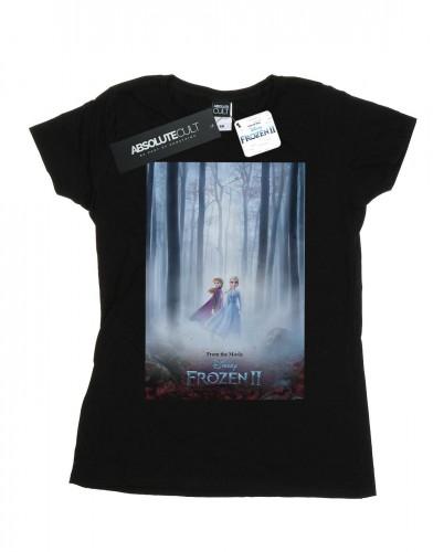 Disney Womens/Ladies Frozen 2 Movie Poster Cotton T-Shirt
