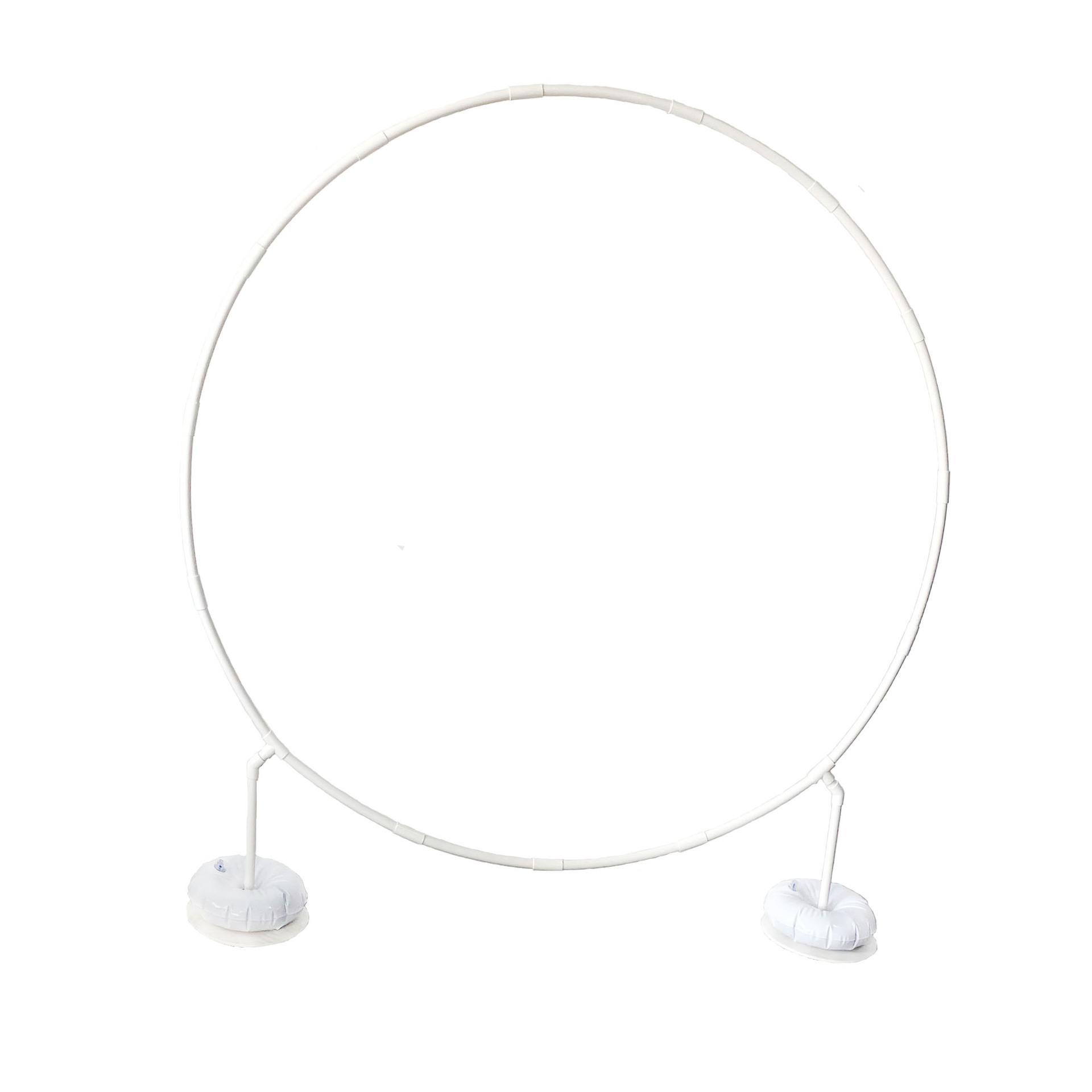 

1,5 м/2 м круглая арка из воздушных шаров, кольцо, круглая воздушная колонна, подставка, держатель, сделай сам, венок, рамка для свадьбы, дня рождения, детского душа, декор для вечеринки 2M белый